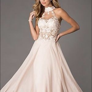 Ivory Dave and Johnny Long Prom Dress